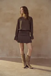 Short Ruffle Dress (Size: )