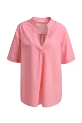 BLOUSE V-NECK SHORT SLEEVES female