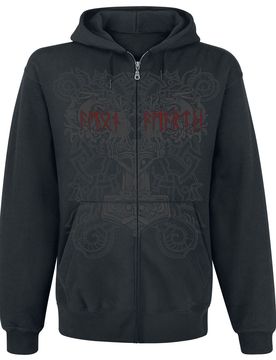 Kapuzenjacke - Viking Horde - M bis 4XL - für Männer - Größe L - schwarz - EMP exklusives Merchandise! - Männer - male