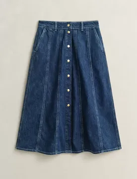 FLARED DENIM SKIRT female