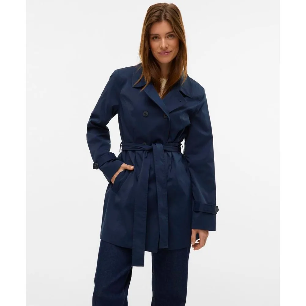 Gabardina 3-4 con cinturón mujer - Vero Moda - FashionsVida