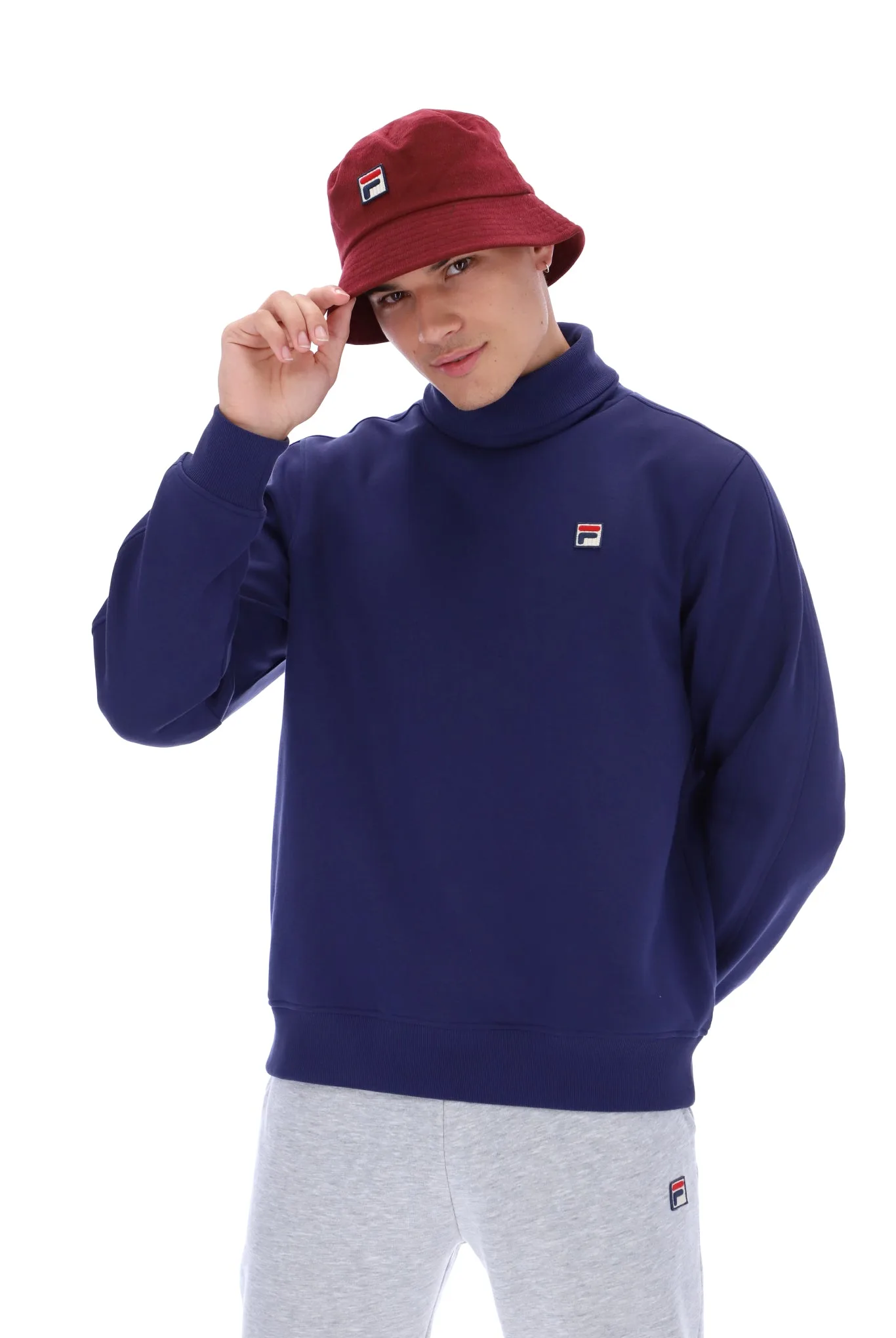 Noah Fleece Roll Neck Sweater - XS - FILA - FashionsVida