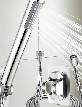 Set de 3 cabezales de ducha de mano de alta presión, cabezal de ducha de estilo moderno de alto flujo, cabezal de ducha redondo montado en la pared d - Shein - FashionsVida