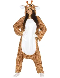 Giraffen-Kostüm Tierkostüm braun-weiss