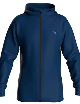 Felpa Con Zip Athletic Estate Blue M - Mizuno - FashionsVida