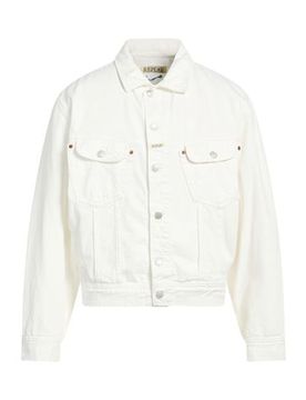 Jeansjacke/-mantel Herren Weiß M Herren