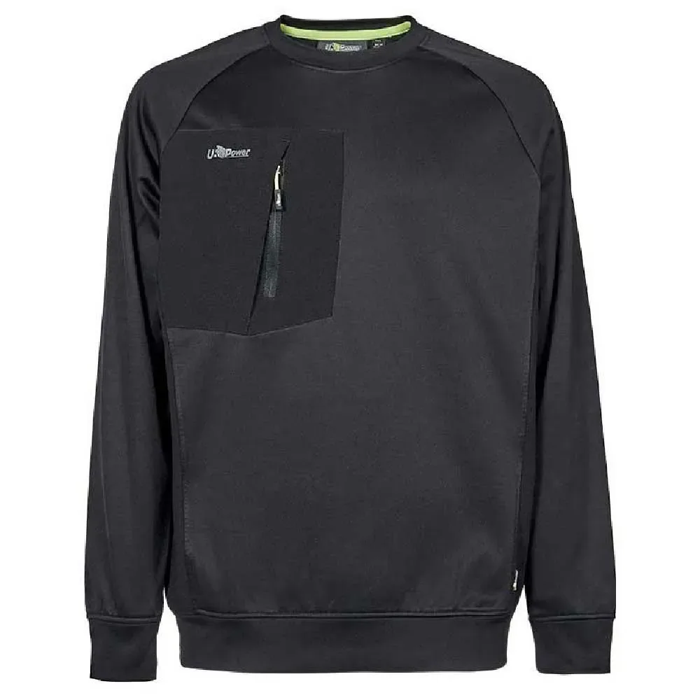 Sweat-shirt York Black Carbon 5XL - U-Power - FashionsVida