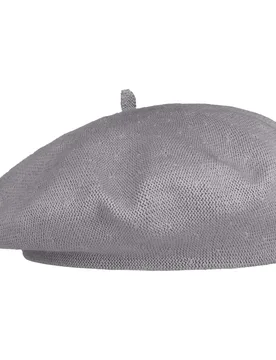 Biskaya Cotton Beret by - grey - Damen - Lipodo - FashionsVida