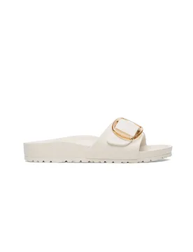 Pantoletten MADRID BIG BUCKLE crème 39 - Birkenstock - FashionsVida
