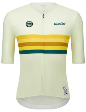 Maillot à Manches Courtes Uci World Champion Australia 2025 - Santini - FashionsVida