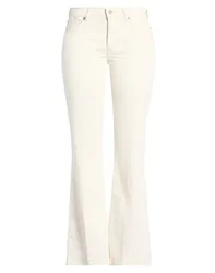 Pantalones vaqueros Mujer Marfil 27W-35L,30W-35L,32W-35L Mujer