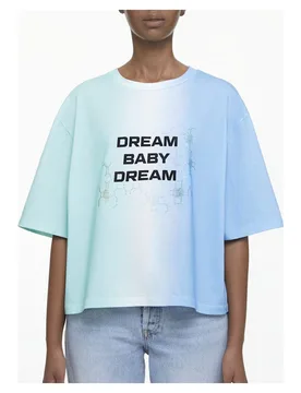 Maglietta Liberal Youth Ministry, Gradient, Verde M - Swarovski - FashionsVida