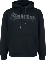 Kapuzenpullover - Black Logo - S bis XXL - für Männer - Größe M - schwarz - EMP exklusives Merchandise! - Männer - male