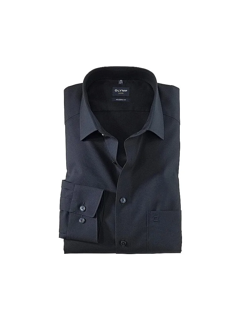 Hemd Modern Fit dunkelblau 37 herren - Olymp - FashionsVida