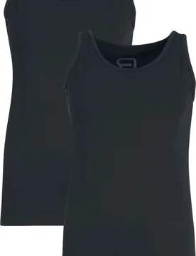 Top für Damen schwarz "Basic Double Pack" von - Frauen - female - RED by EMP - FashionsVida
