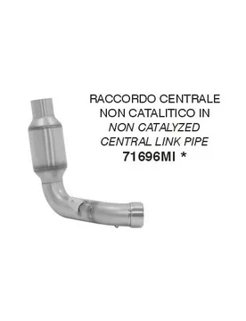 Raccordo centrale non catalitico Per Ducati Scrambler taglia uni - Arrow - FashionsVida