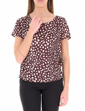 Blusa girocollo BORDEAUX M