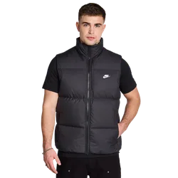 Club Puffer Vest Men Jackets - Black - Size XL - Poly Woven - Black - Size: Extra Large