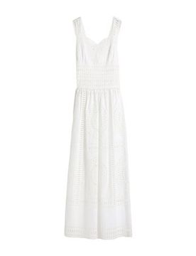 Maxi-Kleid Damen Weiß 32 Damen