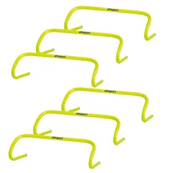 Obstacle D´agilité 6 Unités Fluo Yellow / Black 45 cm unisex