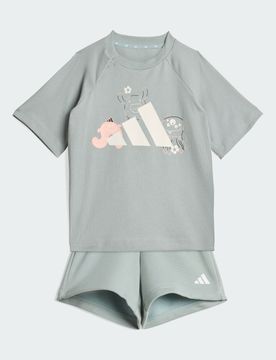TIRO_NSTER T-SHIRT SET 18-24M Wonder Sage / White