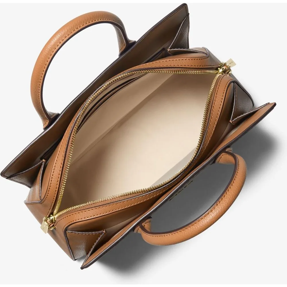 Bandolera de mujer satchel laila mediano con logotipo - MICHAEL Michael Kors - FashionsVida