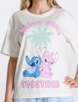 Sinsay - Maglietta Stitch - panna