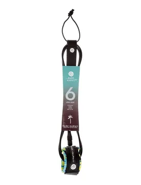Leash De Surf Light Surf 6´ 5.5mm Black 1.8 m x 5.5 mm unisex