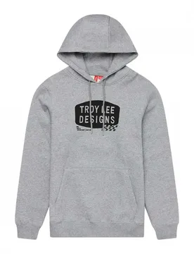 Troy Designs Felpa Con Cappuccio Stamp Grey Heather