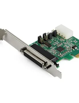 Carte D´extension Pcie Pci-e 4 Ports Rs232 Green / Black / Silver One Size unisex