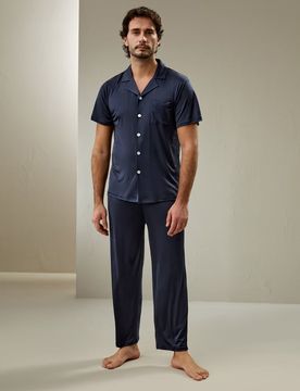 Pyjama Soie Tricotée M - Doux & Respirant pour l'Été