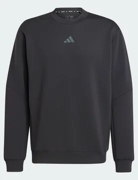 Felpa girocollo Designed for Training L Black - Adidas - FashionsVida