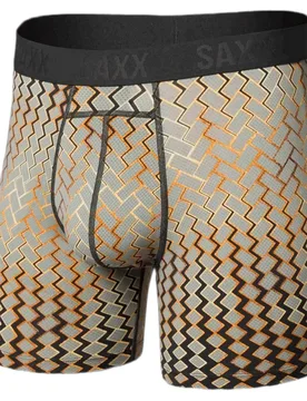 Boxers Smoth Flex Compression Lustre Weave / Faded Black M - Saxx Underwear - FashionsVida