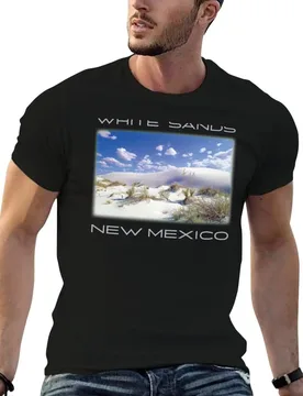 White Sands National Park, A New Mexico Desert Landscape T-Shirt Plus Size Everyday Tee Shirt - Aliexpress - FashionsVida