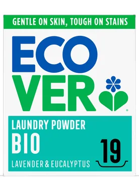 Bio Washing Powder - Lavender & Eucalyptus - 950g - 19 Washes - Ecover - FashionsVida