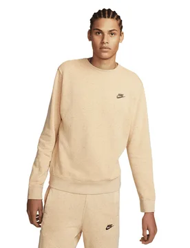 Club Fleece Crew - Sweatshirt-Crewneck - gelb - Herren - Size: XL - Nike - FashionsVida