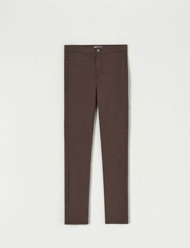 Jeggings skinny a vita alta - dark grey jeans