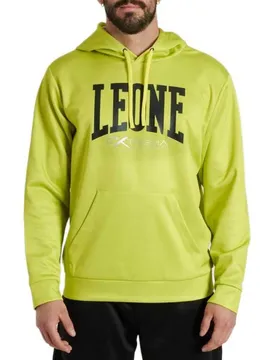 Sweat à Capuche Logo Lime S