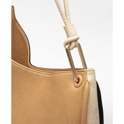 Bolso de hombro de mujer tipo Hobo Luna tricolor