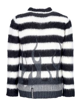 Maglione Uomo Black Flames Jumper White