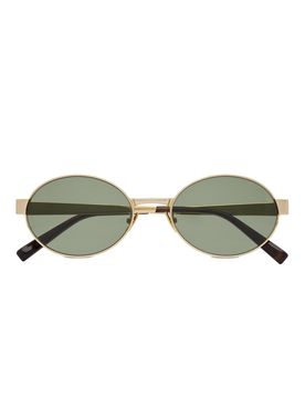 Mini Sunglasses with Engraved Temples, 55 mm Lens Protection