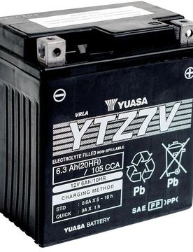 Batteria Moto ytz7v (Sigillata attivata - Factory seal taglia un