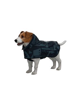 Hunde Regenponcho schwarz XS damen
