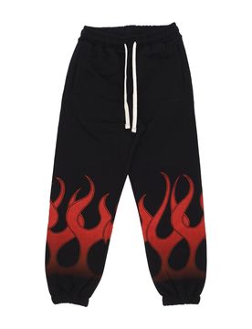 Pantalone Tuta Leggero Uomo Flames Pants Black/red