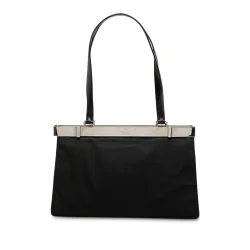 Nylon Frame Shoulder Bag