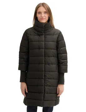 Manteau 1042913 Stand-up Collar Puffer Deep Black L