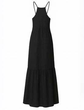 Vasma Tiered Ruffled Cotton-blend Maxi Dress
