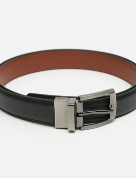 Reversible Ceinture réversible avec boucle carrée / 110