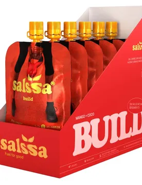 Boîte De Boisson Énergétique Monodose Build Mangue Et Noix De Coco 150g 6 Unités