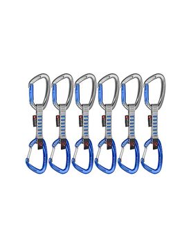 Pack de 6 dégaines Crag Keylock Wire 10 cm Indicator argent